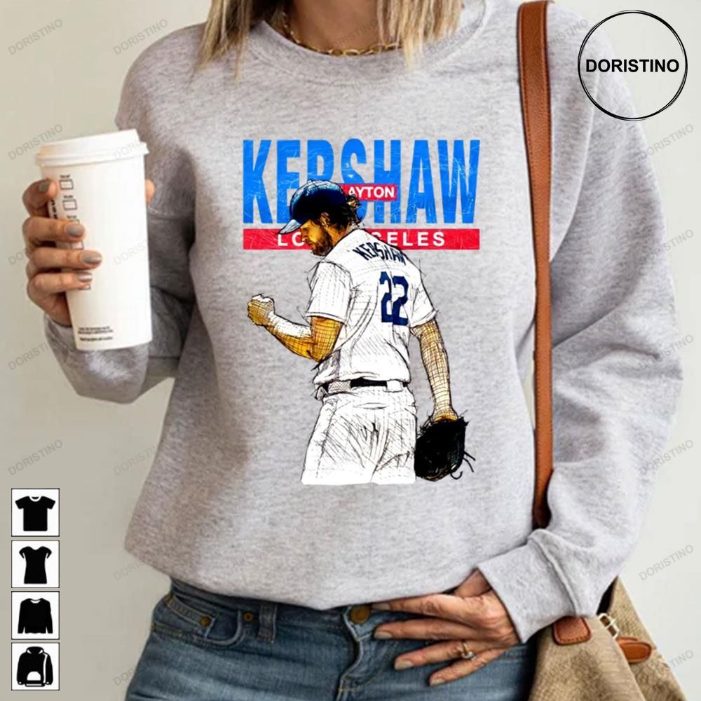 Clayton Kershaw 22 Los Angeles Baseball Limited Edition T-shirts