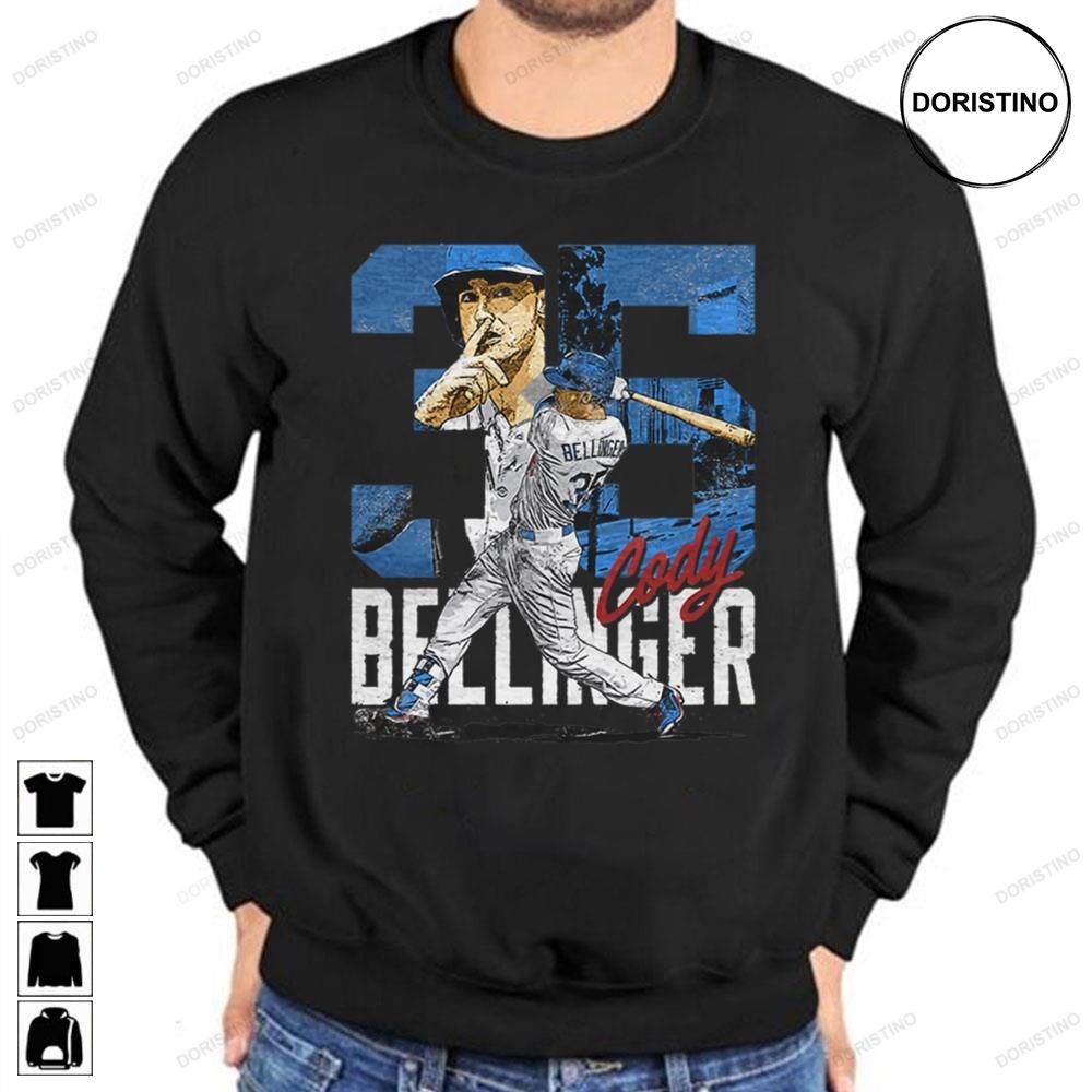 Colorful Art Of Cody Bellinger Vintage Retro Baseball Awesome Shirts