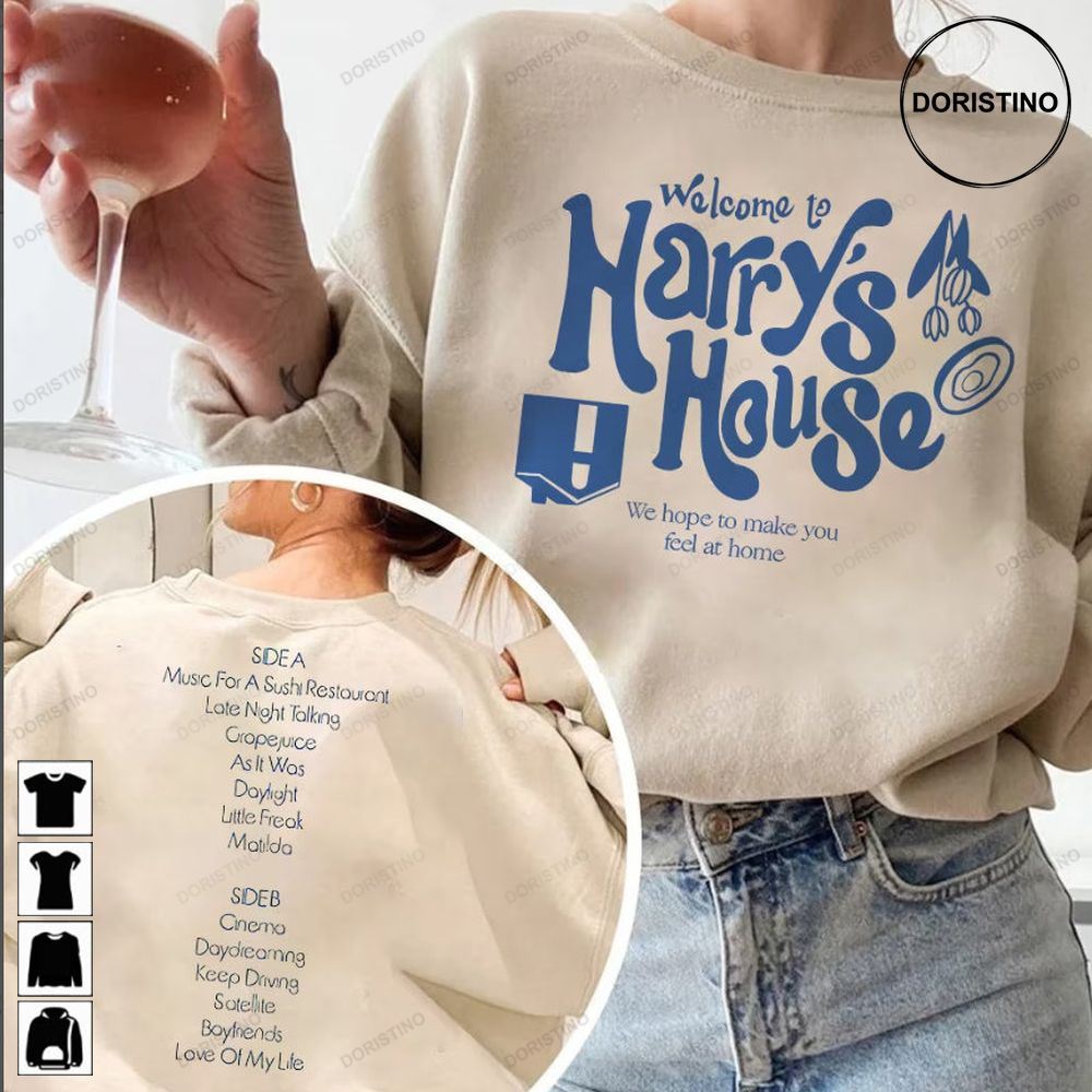 Harry's House Two Side Vintage Harrys House Awesome Shirts