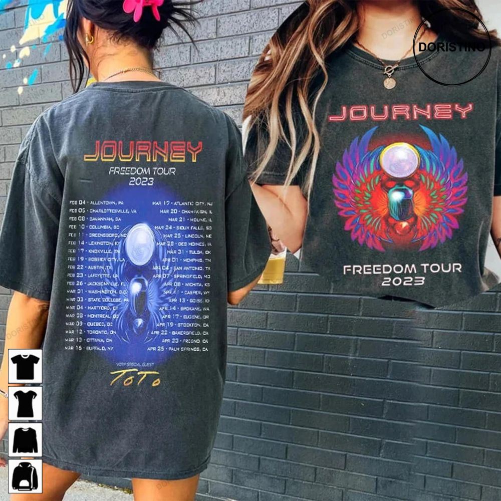 Journey Tour Journey Tour 2023 Rock Tour Awesome Shirts