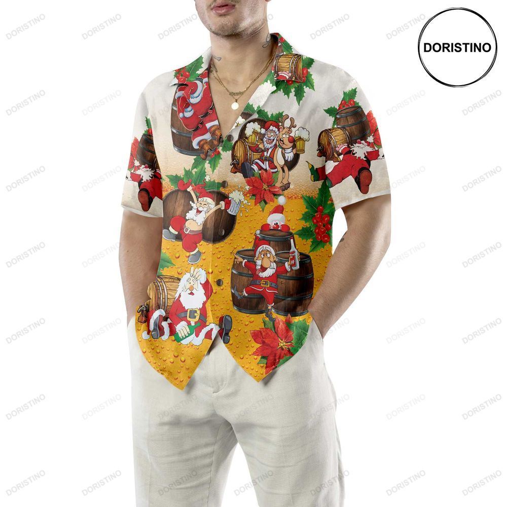 Dear Santa Here's Your Beer Christmas Funny Santa Claus Best Gift For Christmas Limited Edition Hawaiian Shirt