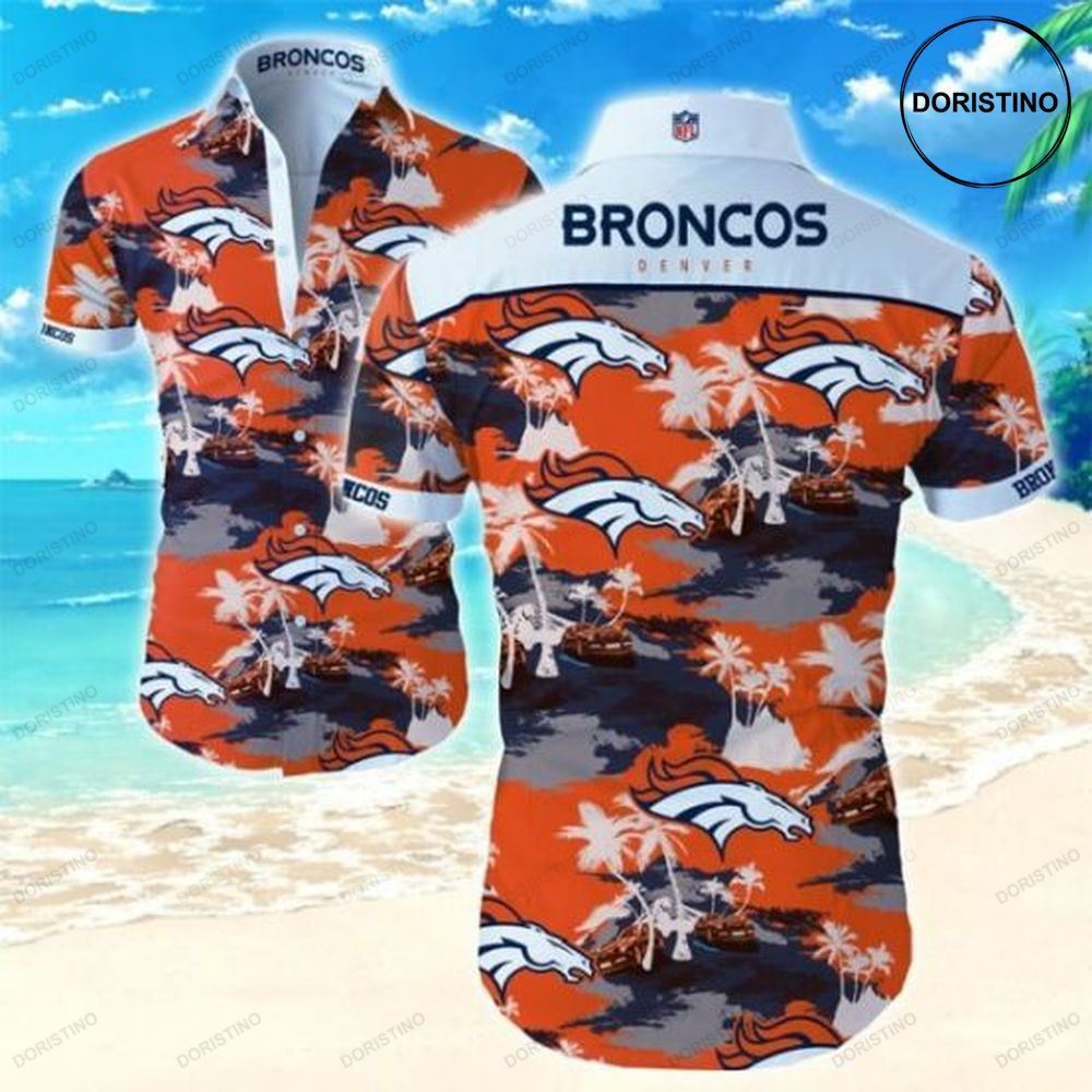 Denver Broncos Hawaii Aloha Hawaiian Shirt