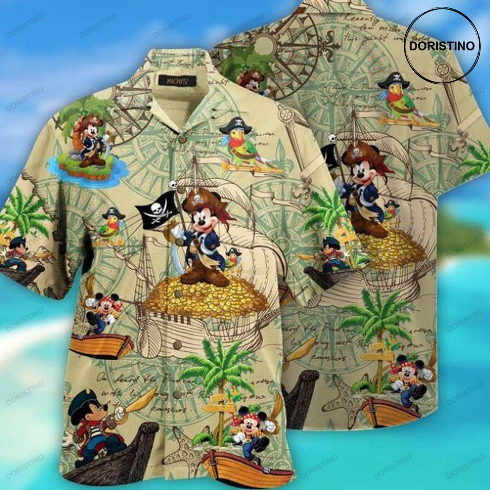 Disney Mickey Mouse Awesome Hawaiian Shirt