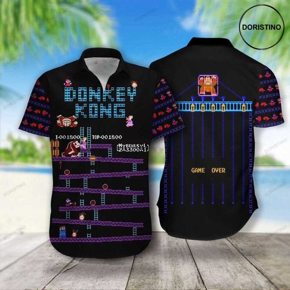 Donkey Kong Print Limited Edition Hawaiian Shirt