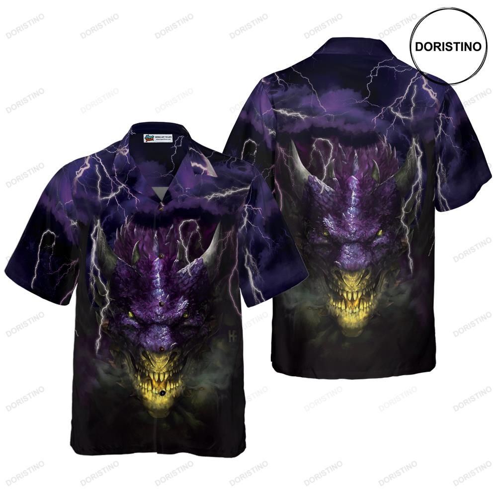 Dragon Head Lightning Hawaiian Shirt