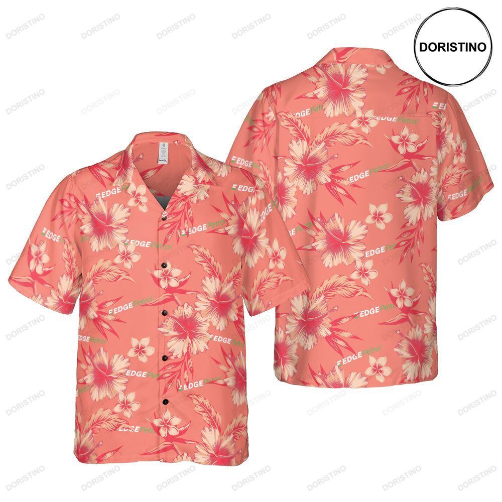 Edgepetrol Logo Salmon Color Version Awesome Hawaiian Shirt