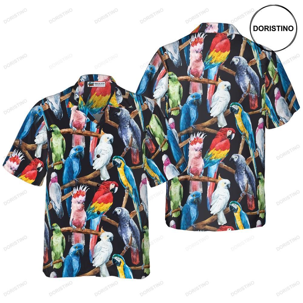 Exotic Parrots Plant Limited Edition Hawaiian Shirt