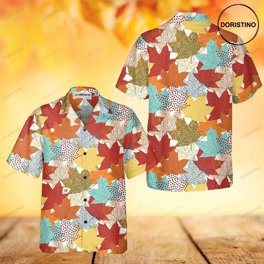 Fall Maple Leaves Autumn Vibe Thanksgiving Unique Gift For Thanksgiving Day Limited Edition Hawaiian Shirt