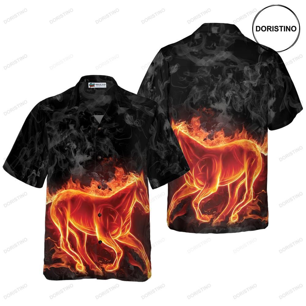 Fire Horse For Men Limited Edition Hawaiian Shirt