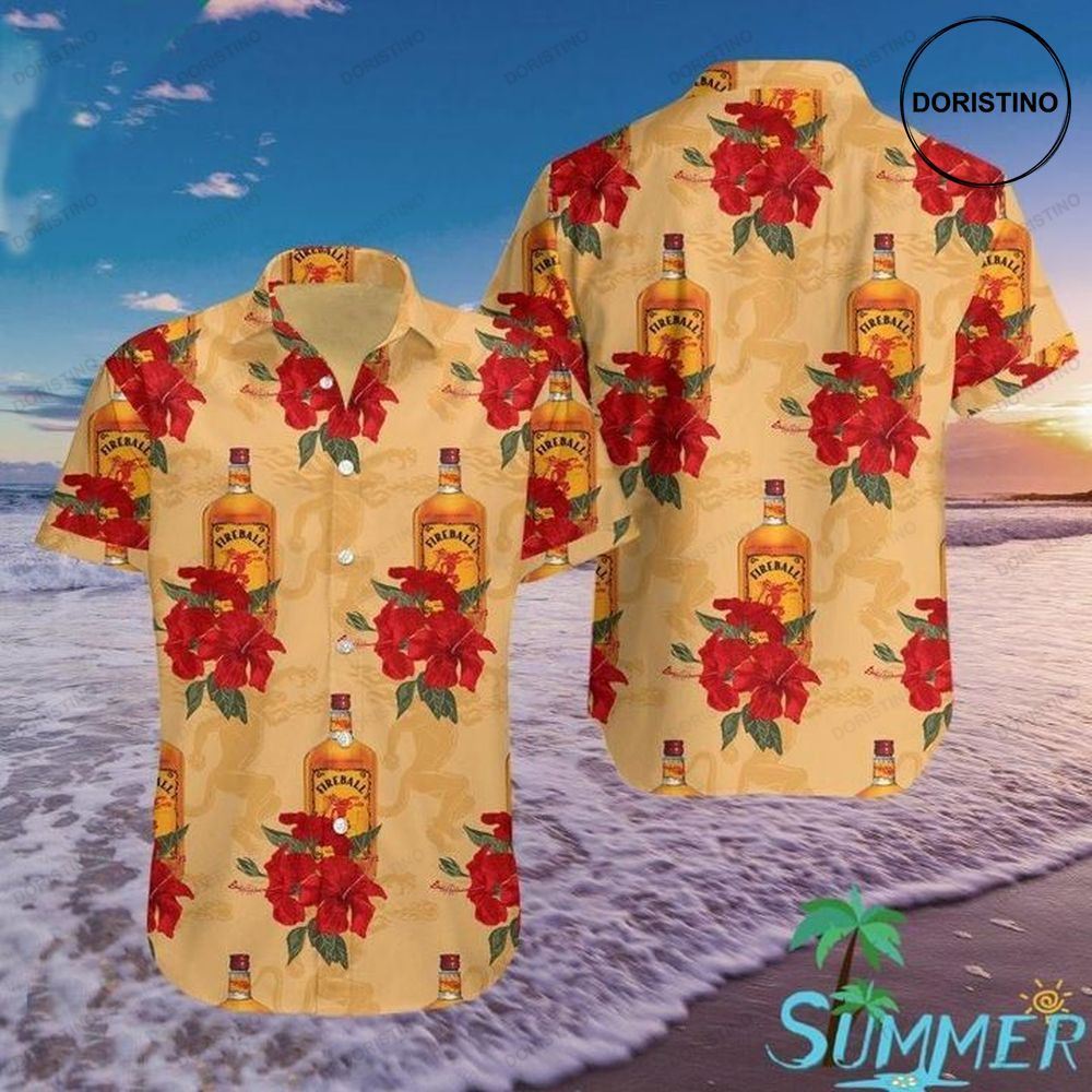 Fireball Aloha Awesome Hawaiian Shirt