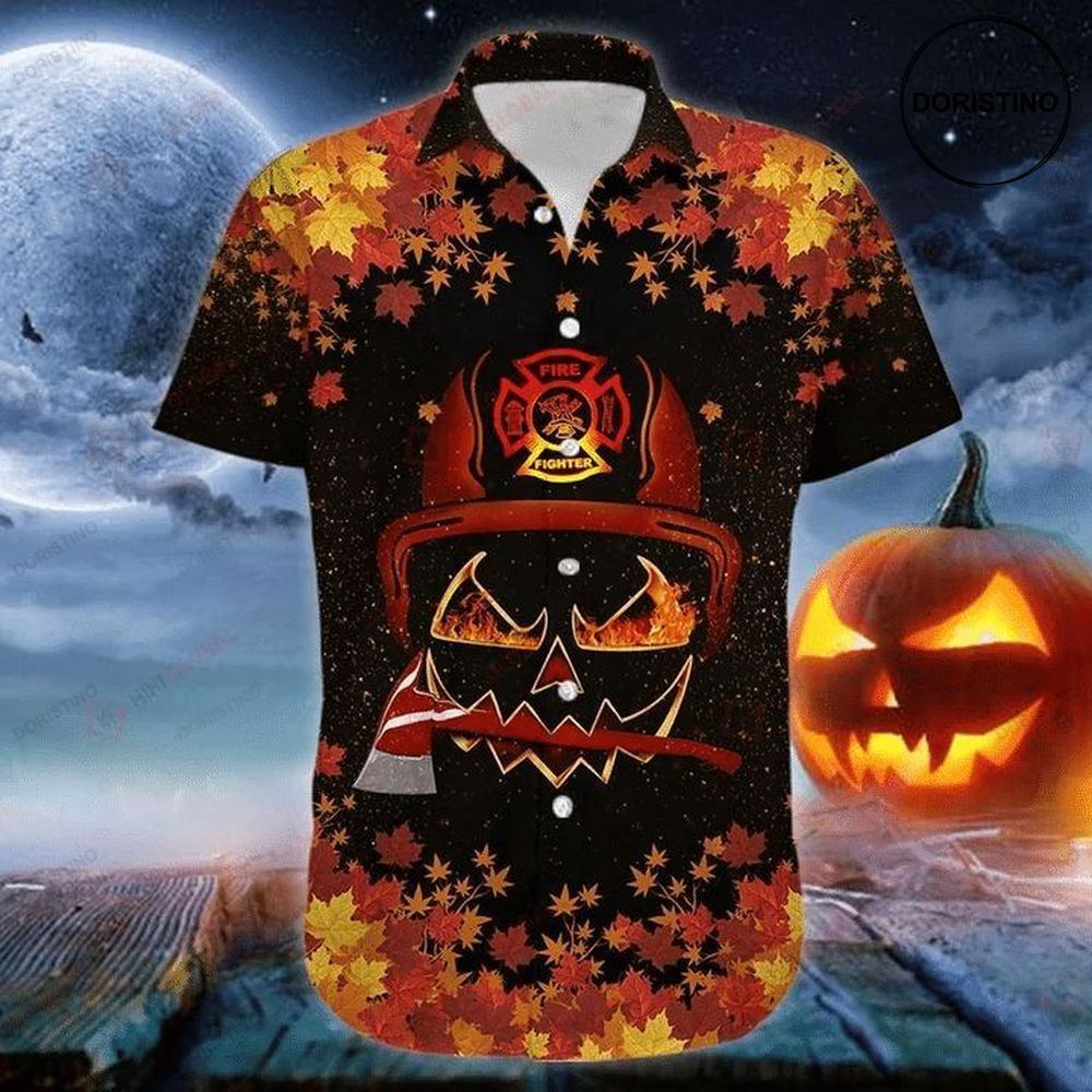 Firefighter Halloween Limited Edition Hawaiian Shirt