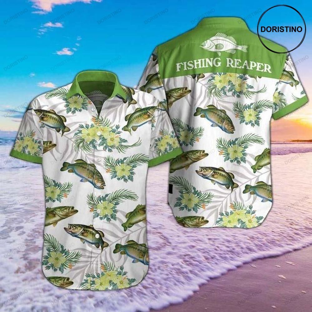 Fishing Reaper Awesome Hawaiian Shirt