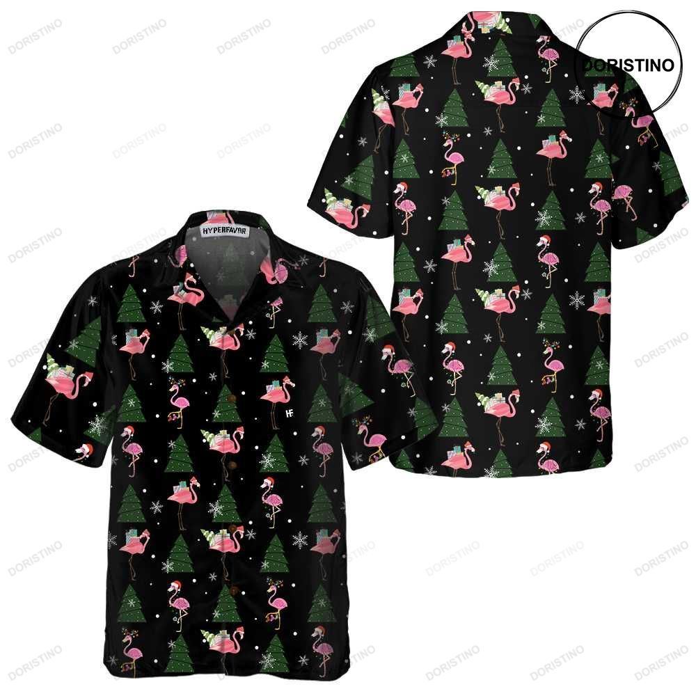 Flamingo Merry Xmas You All Funny Christmas Best Xmas Gift Idea Hawaiian Shirt