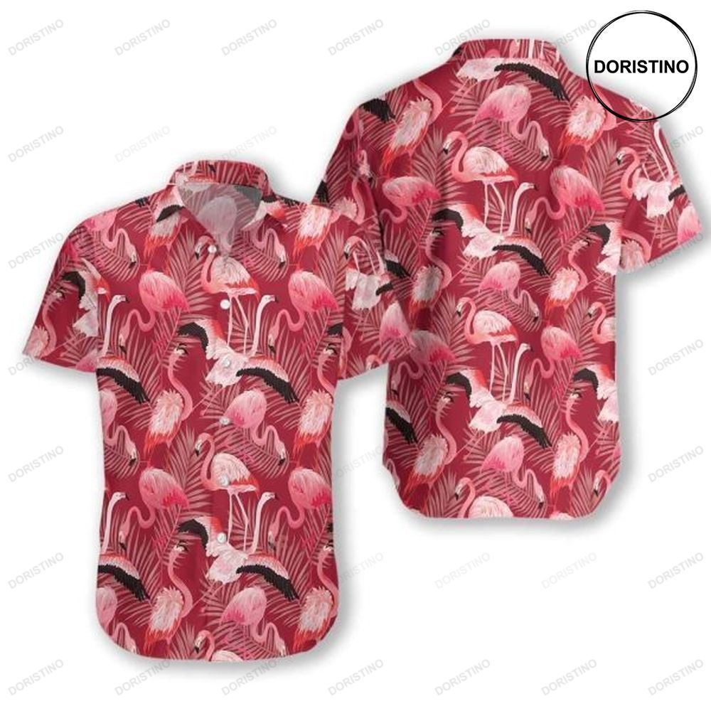 Flamingo Red Christmas Hawaii Aloha Limited Edition Hawaiian Shirt