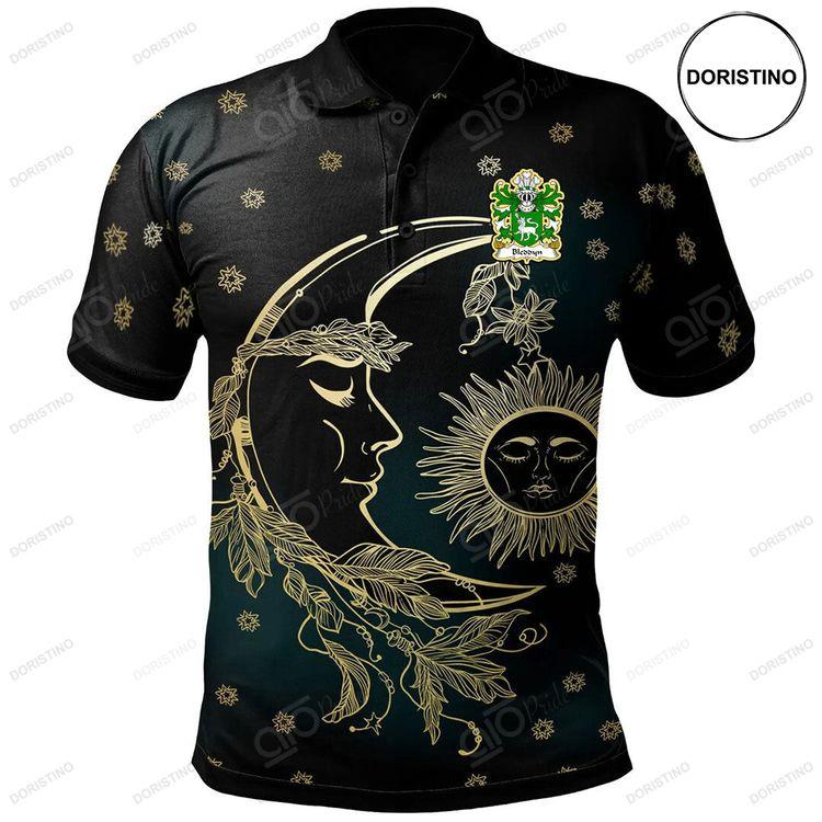 Bleddyn Ap Maenyrch Welsh Family Crest Polo Shirt Celtic Wicca Sun Moons Doristino Polo Shirt|Doristino Awesome Polo Shirt|Doristino Limited Edition Polo Shirt}