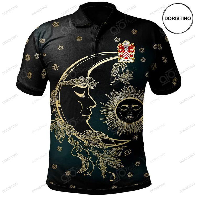 Blethin Of Shirenewton Monmouthshire Welsh Family Crest Polo Shirt Celtic Wicca Sun Moons Doristino Polo Shirt|Doristino Awesome Polo Shirt|Doristino Limited Edition Polo Shirt}