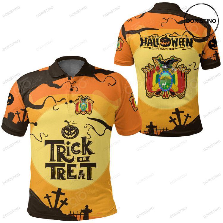 Bolivia Halloween Trick Or Treat Polo Shirt Doristino Polo Shirt|Doristino Awesome Polo Shirt|Doristino Limited Edition Polo Shirt}