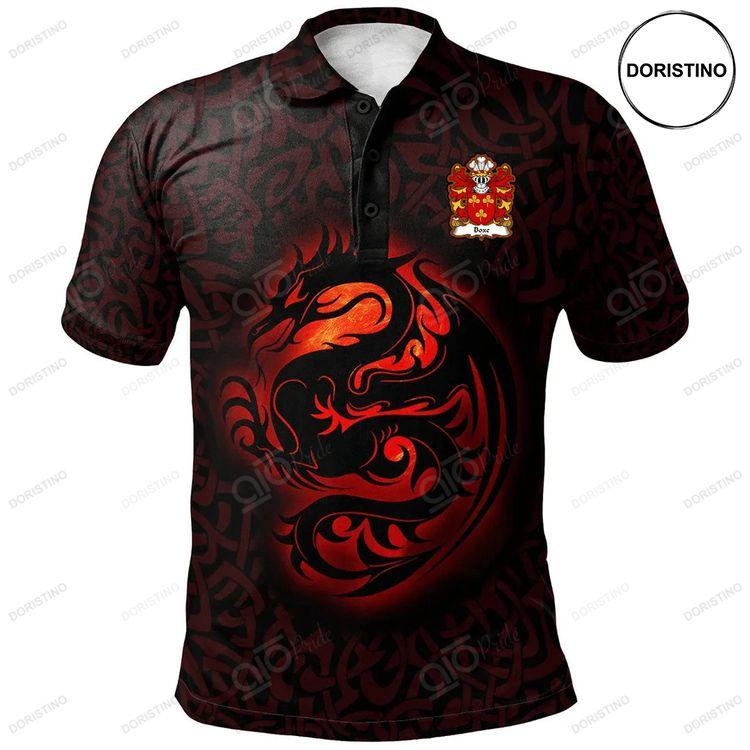 Boxe Or Coxe South Wales Welsh Family Crest Polo Shirt Fury Celtic Dragon With Knot Doristino Polo Shirt|Doristino Awesome Polo Shirt|Doristino Limited Edition Polo Shirt}