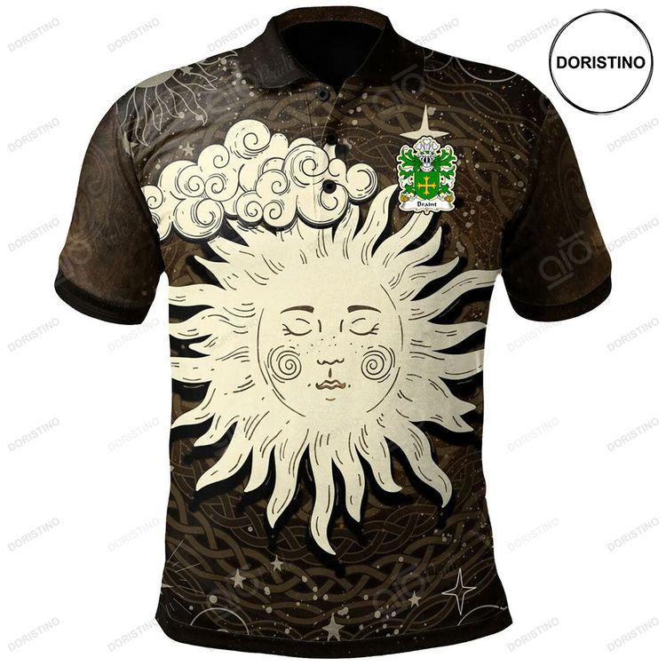 Braint Hir Of Denbighshire Welsh Family Crest Polo Shirt Celtic Wicca Sun Moon Doristino Polo Shirt|Doristino Awesome Polo Shirt|Doristino Limited Edition Polo Shirt}