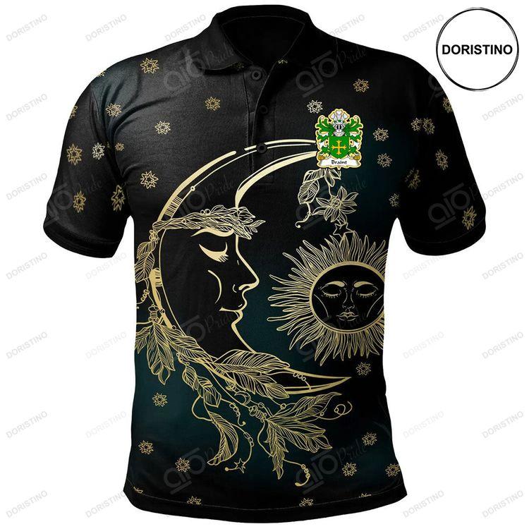 Braint Hir Of Denbighshire Welsh Family Crest Polo Shirt Celtic Wicca Sun Moons Doristino Polo Shirt|Doristino Awesome Polo Shirt|Doristino Limited Edition Polo Shirt}
