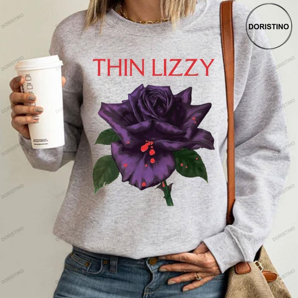 Purple Rose Thin Lizzy Rock Style