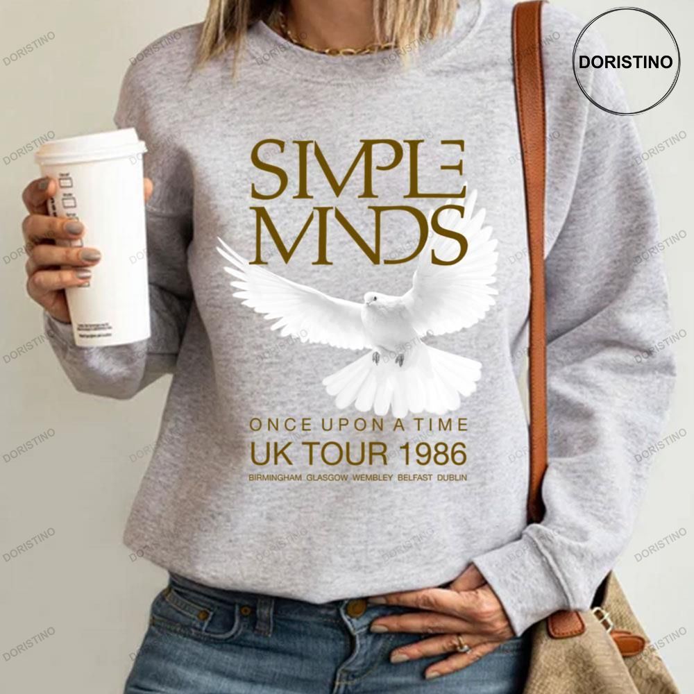 Simple Minds Once Upon A Time Uk Tour 1986 Shirts