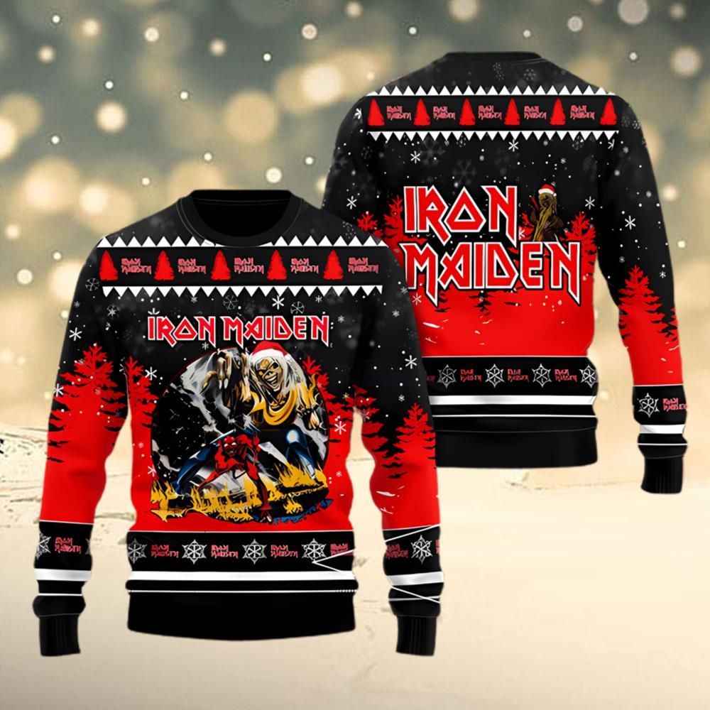 Iron Maiden Ugly Christmas 2023 Sweater