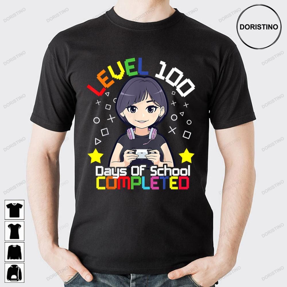 Level 100 Days Of School Completed Limited Edition T-shirts