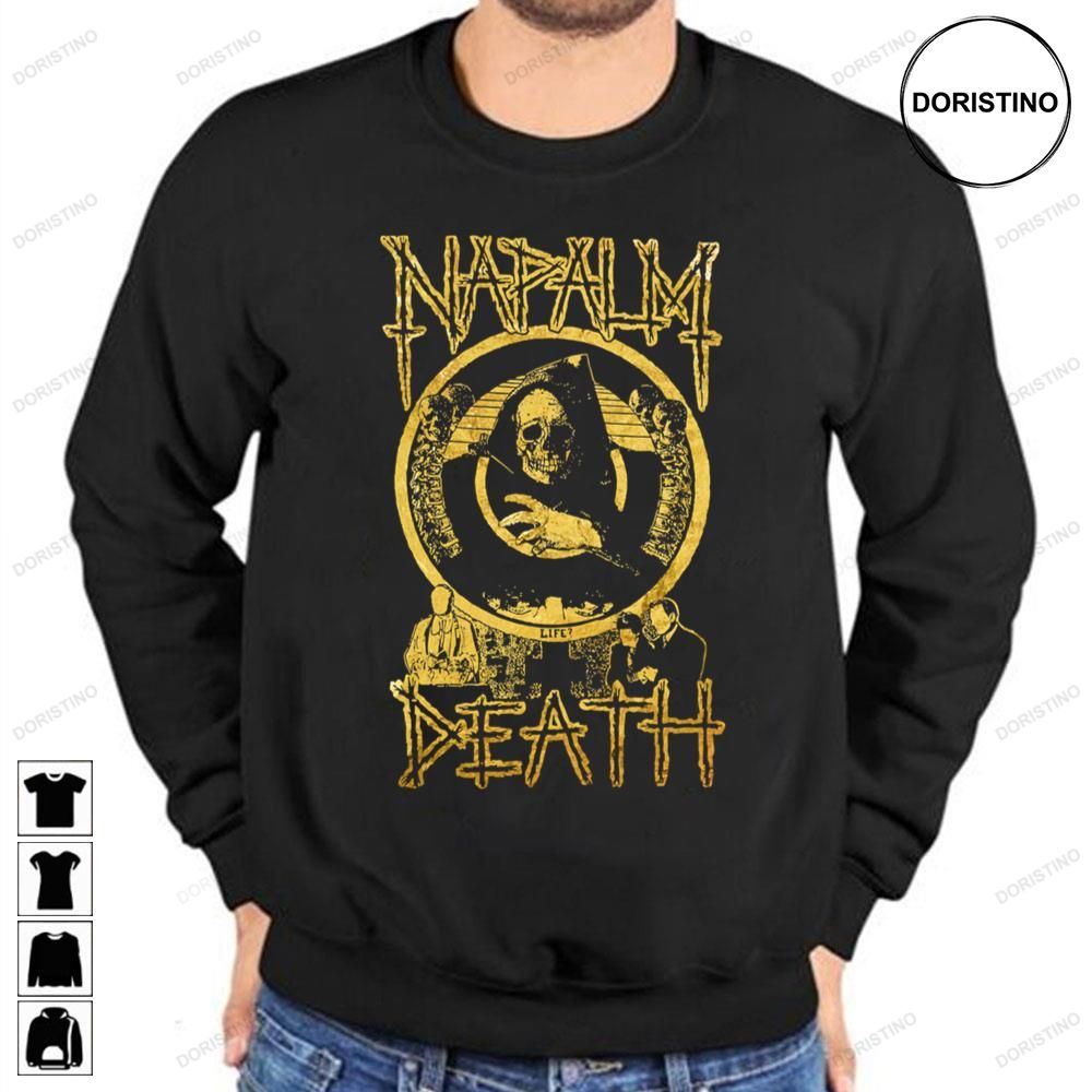 Life Napalm Death Grindcore Limited Edition T-shirts