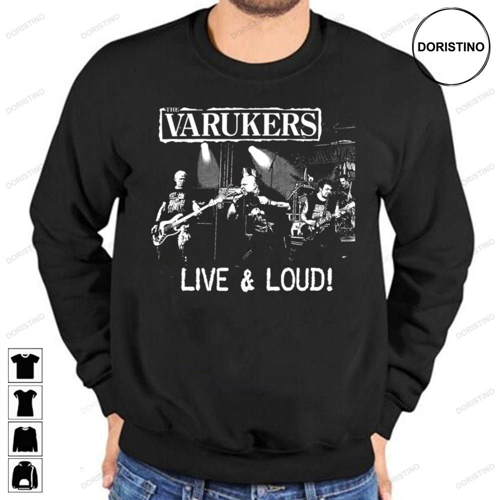 Live And Loud The Varukers Awesome Shirts