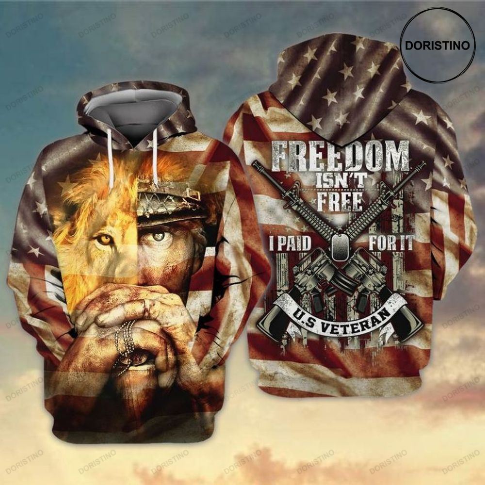 Memorial Day 4th Of July Independence Day Freedom Isnt Free I Paid For It Veteran Limited Edition 3d Hoodie