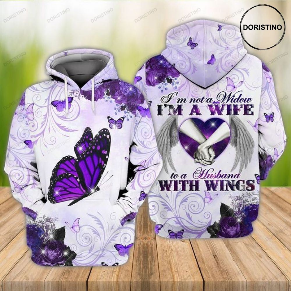 Memorial Day I Am Not A Widow I Am A Wife To A Husband With Wings Limited Edition 3d Hoodie