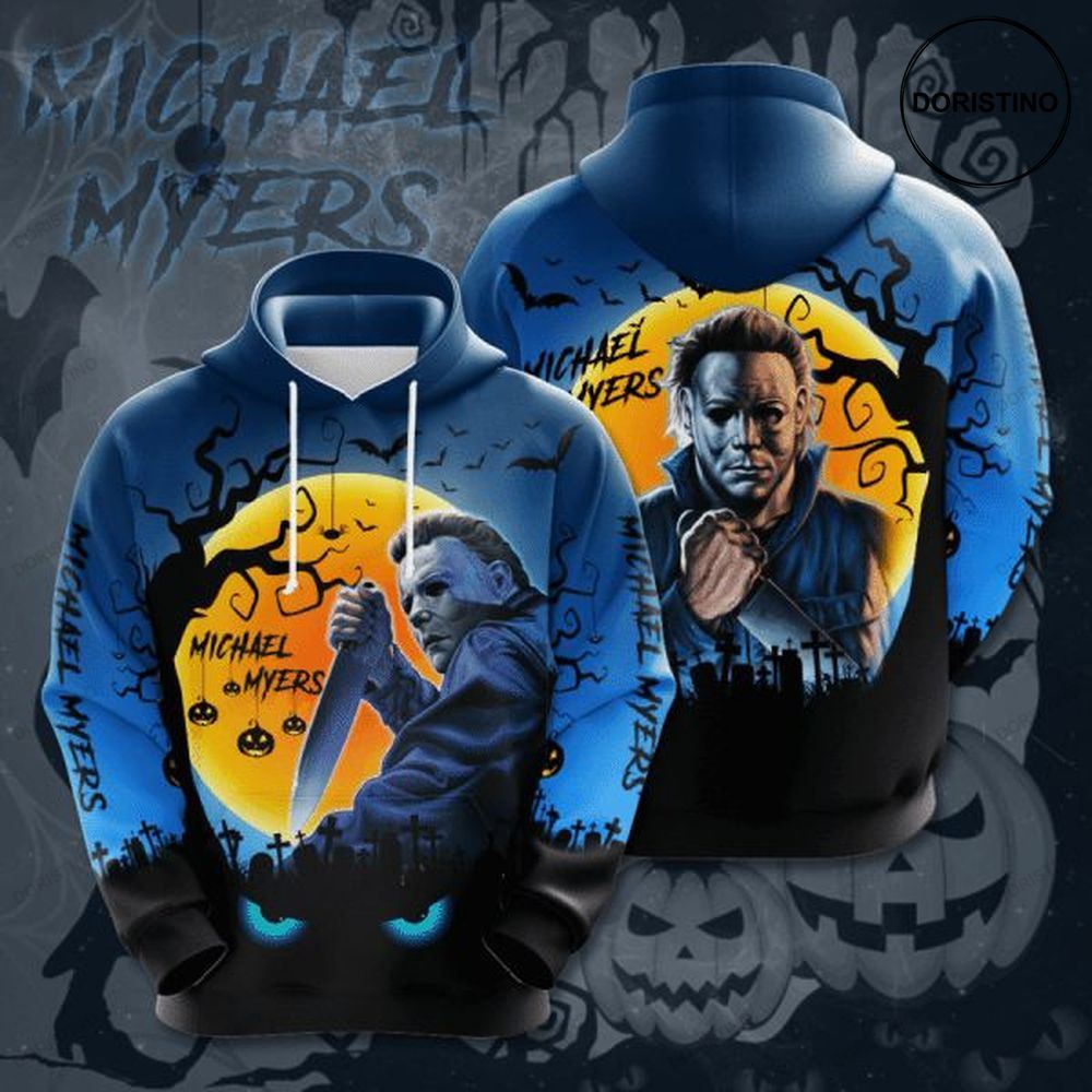 Michael Myers And Halloween Design Gift For Fan Custom Ed Limited Edition 3d Hoodie