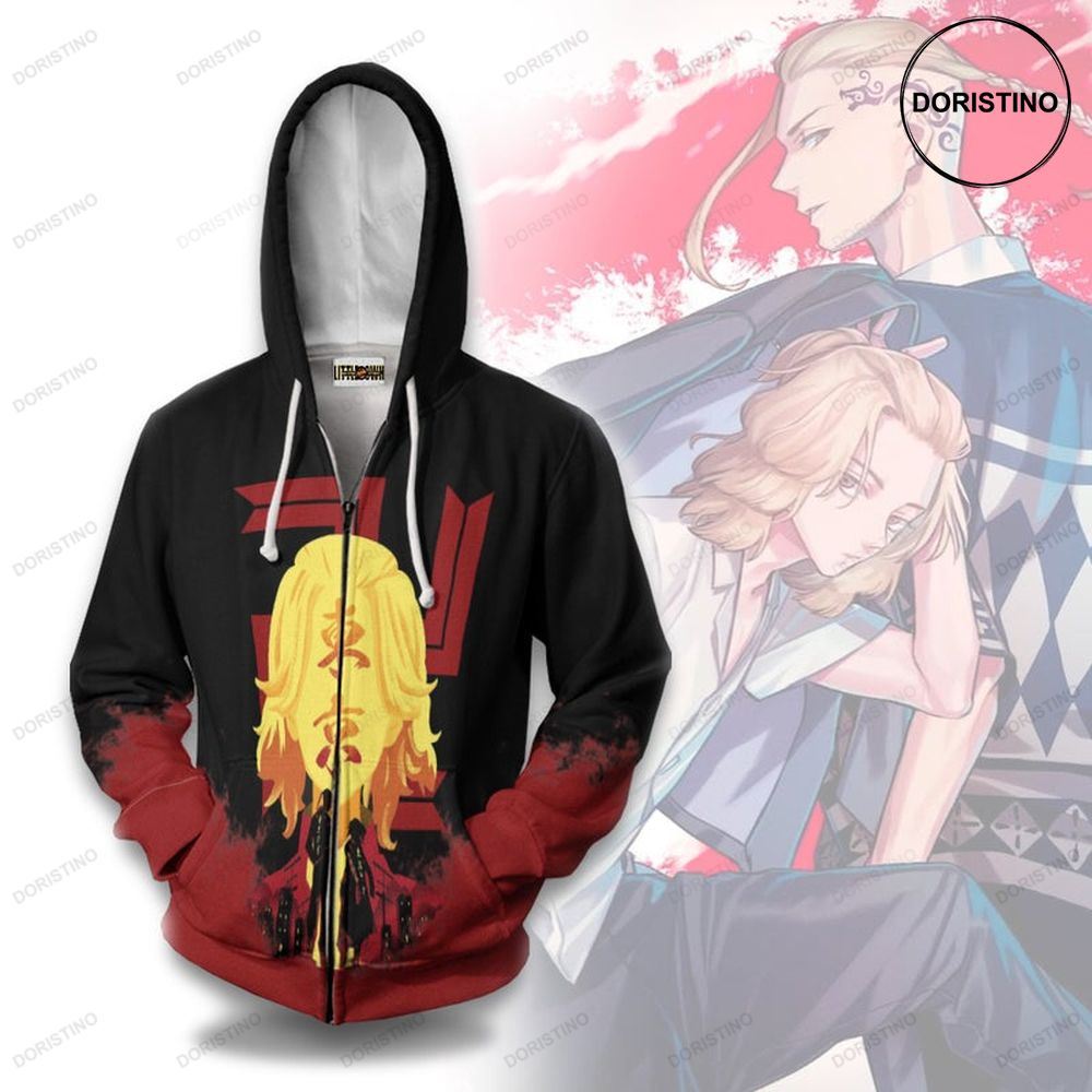 Mikey X Draken Tokyo Revengers Anime Cosplay Costume Awesome 3D Hoodie