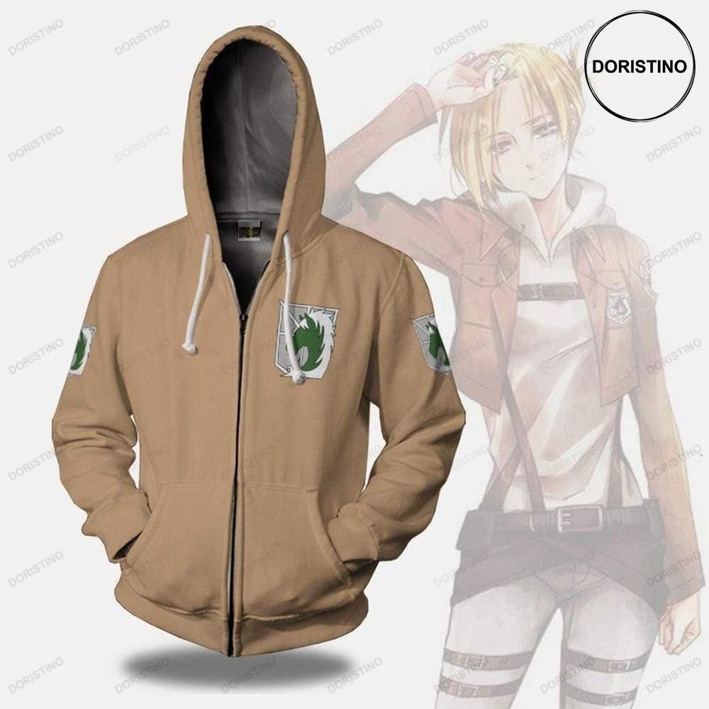 Military Police Regiment Attack On Titan Anime Cosplay Casual All Over Print Hoodie