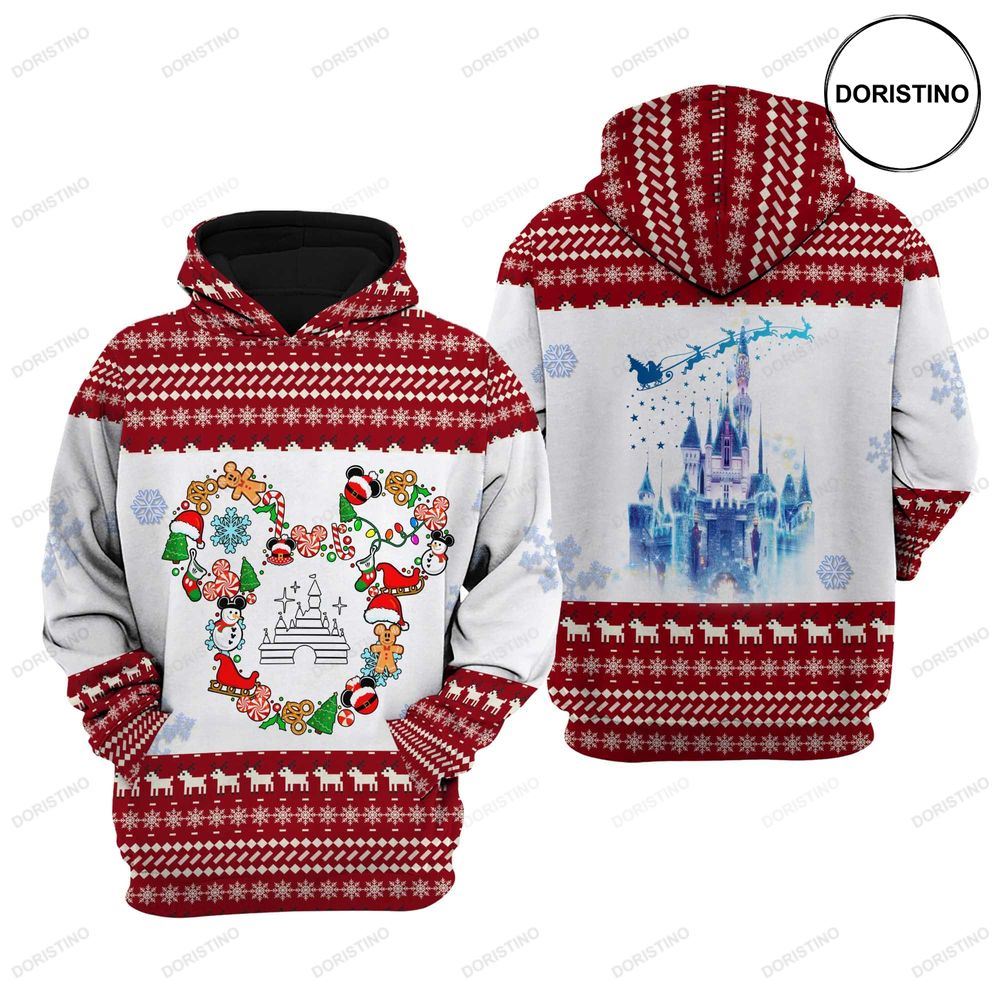 Minnie Mouse Christmas Awesome 3D Hoodie