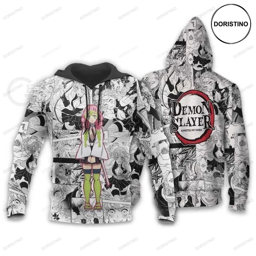 Mitsuri Kanroji Anime Manga Demon Slayer Kimetsu No Yaiba Limited Edition 3d Hoodie