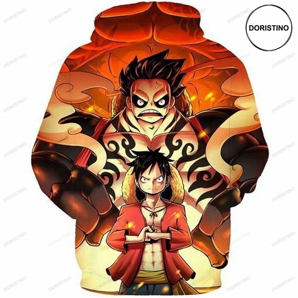 Monkey D Luffy Gear 4th Bounce Man Anime One Piece Awesome 3D Hoodie