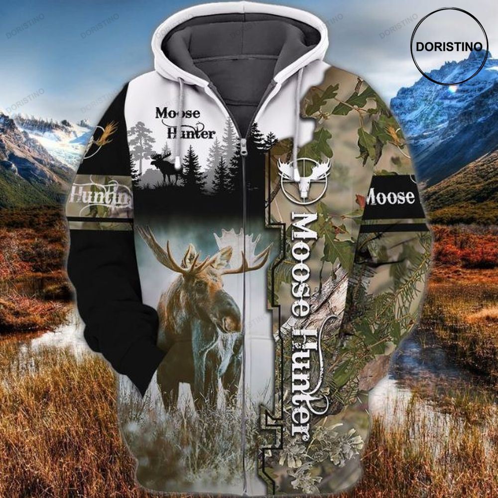 Moose Hunter Limited Edition 3d Hoodie