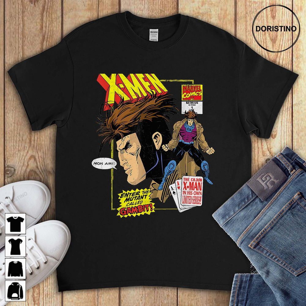 Gambit Vintage X-men Superhero Comic Funny Gift Unisex For Men Women Trending Style