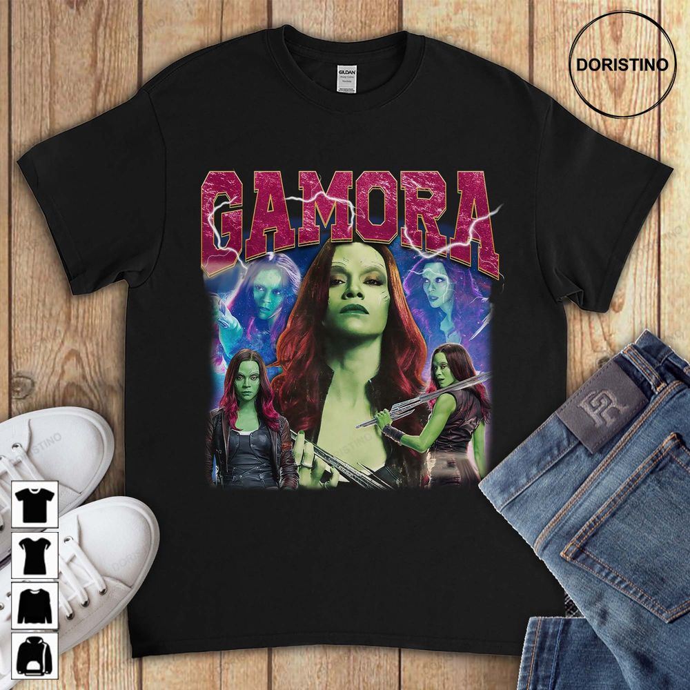 Gamora Guardians Of The Galaxy Vintage Comic Unisex For Men Women Limited Edition T-shirts