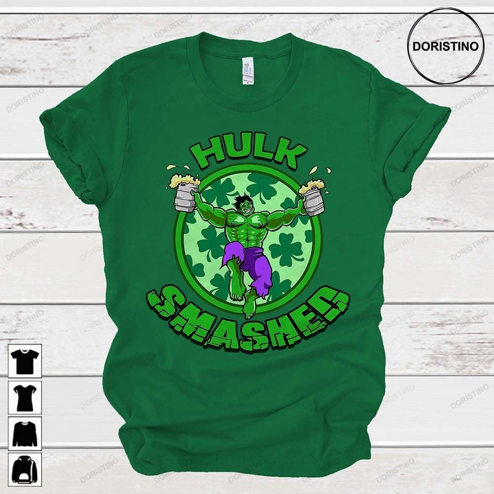Hulk Get Smashed Funny St Patrick's Day Unisex For Men Women Awesome Shirts