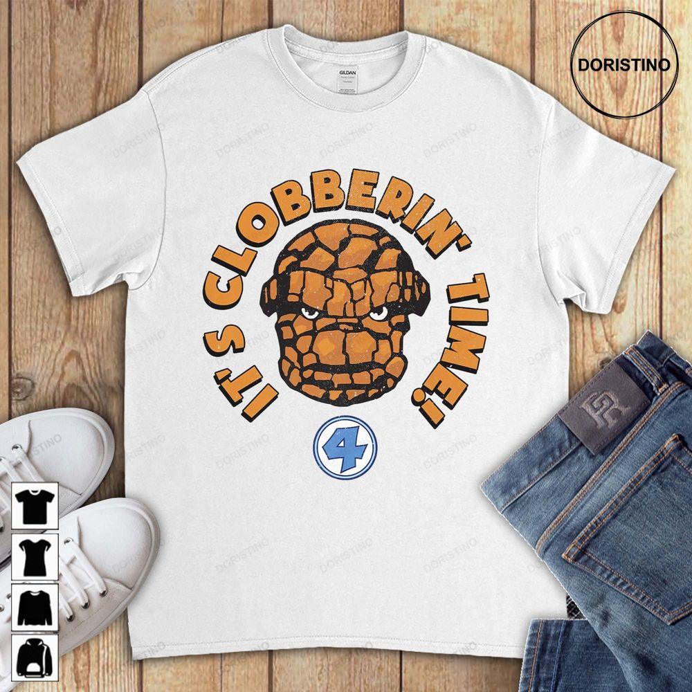 It's Clobberin' Time The Thing Fantastic Four Comic Funny Gift Unisex For Men Women Limited Edition T-shirts