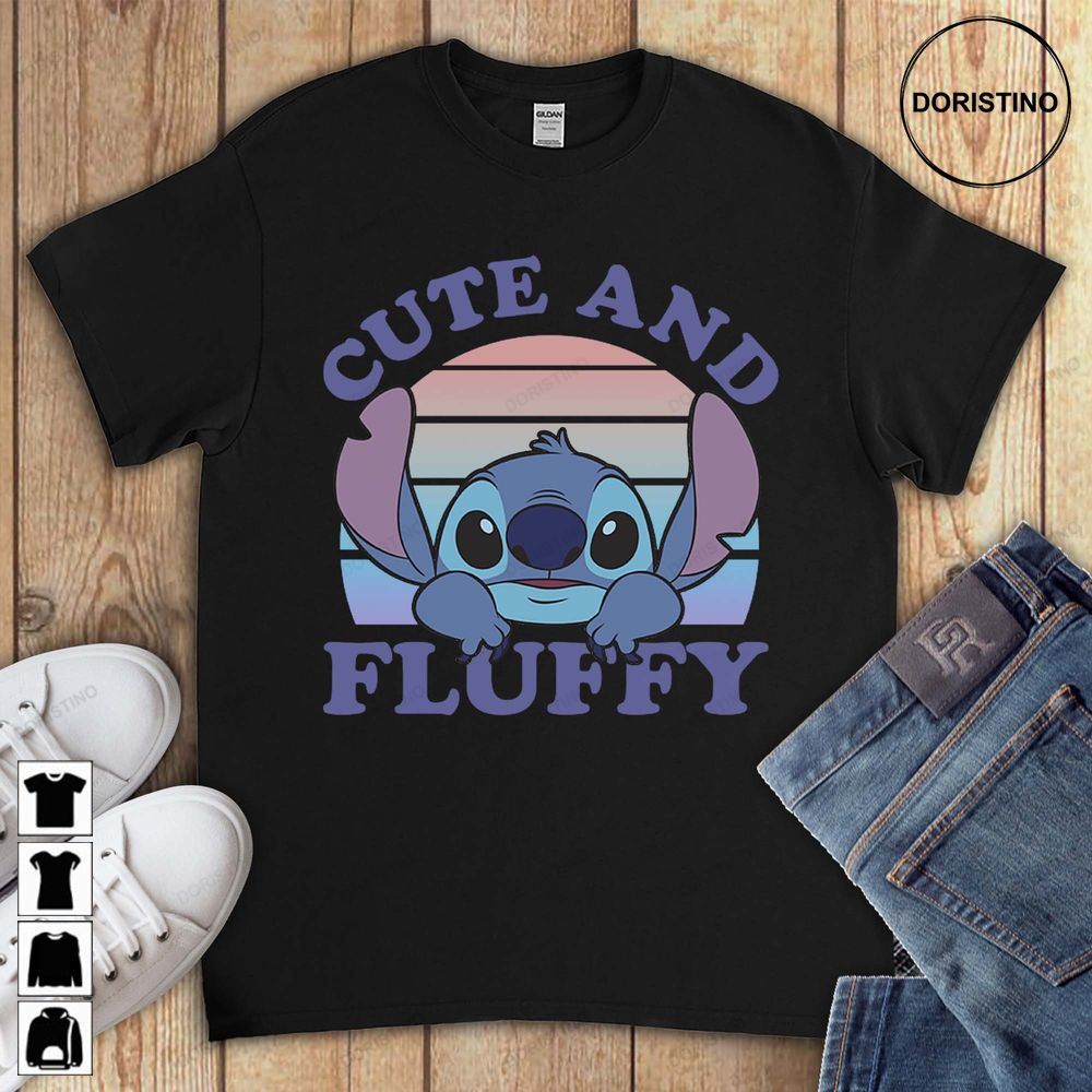 Lilo Stitch Cute Fluffy Son Daughter Birthday Gift Unisex For Men Women Awesome Shirts
