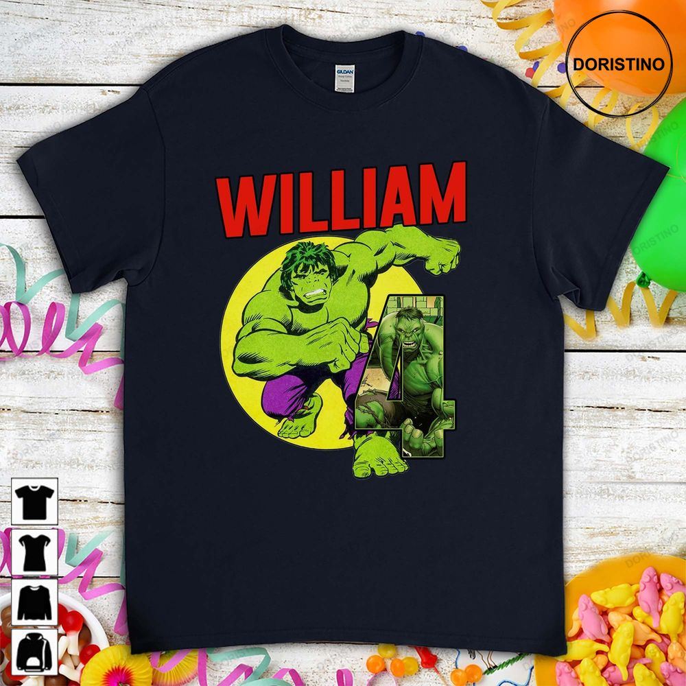 The Hulk Vintage Superhero Birthday Gift For Son Daughter Funny Custom Name Unisex For Men Women Boys Girls Trending Style