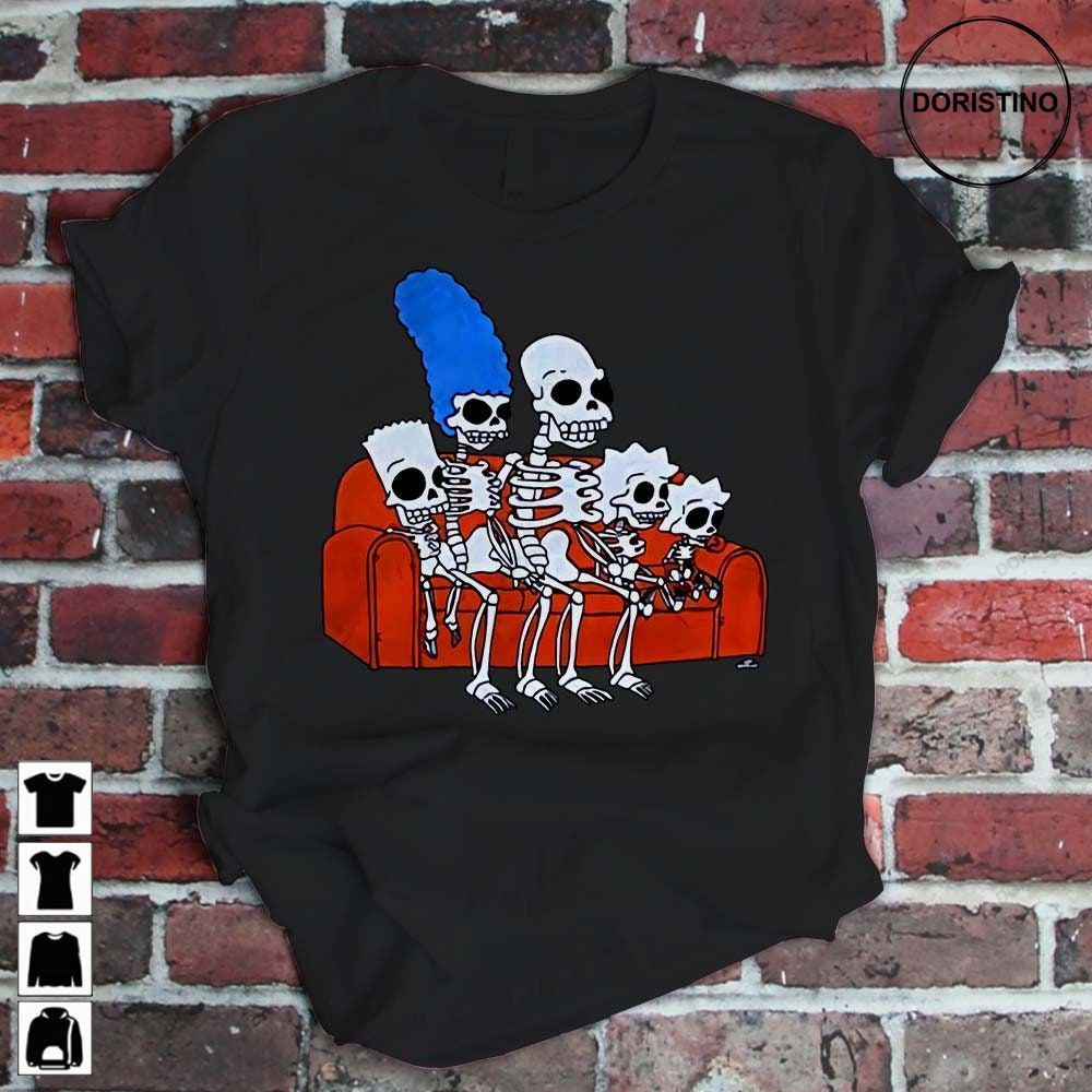 The Simpsons Skeleton Couch Gag Funny The Simpsons Gift Men Women Trending Style