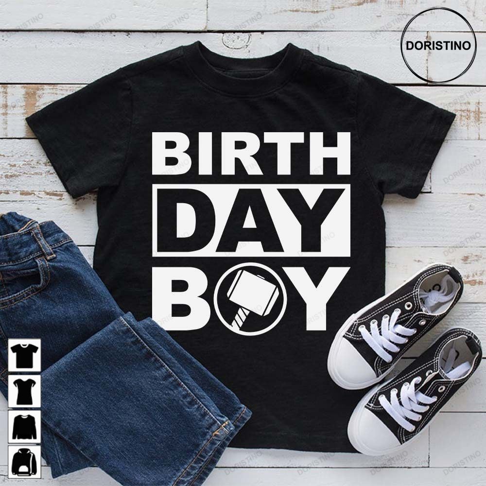 Thor God Hammer Birthday Boy Avenger Superhero Birthday For Boy Girl Funny Birthday Gift For Son Daughter Trending Style