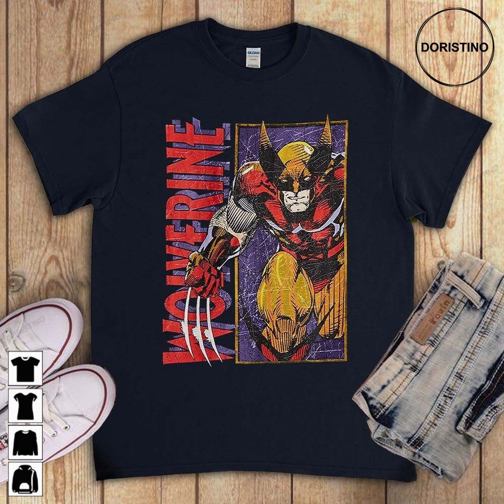 Wolverine X-men Retro Vintage Marvel Comic Unisex For Men Women Limited Edition T-shirts