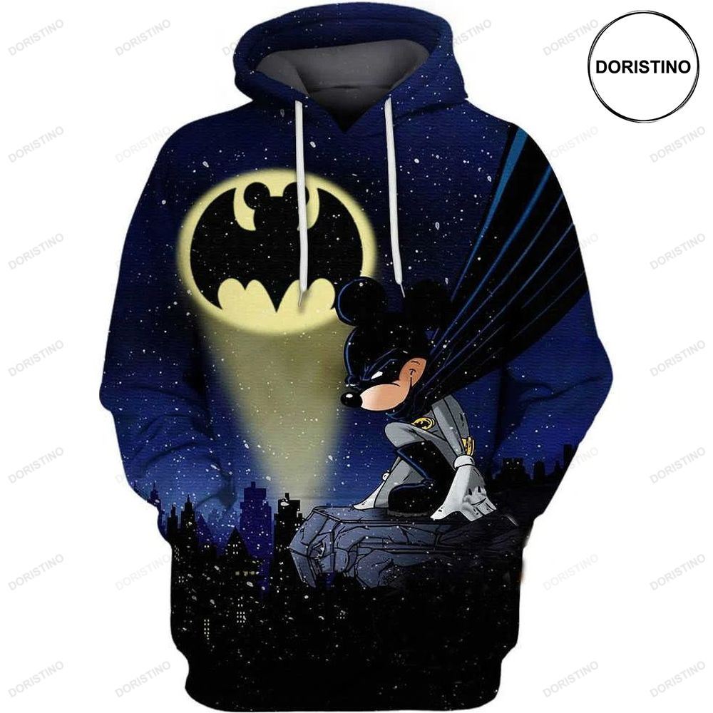 Batman X Mouse All Over Print Hoodie
