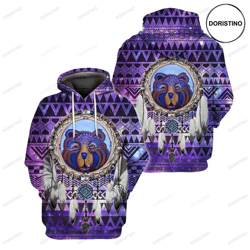 Bear Native American Limited Edition 3d Hoodie